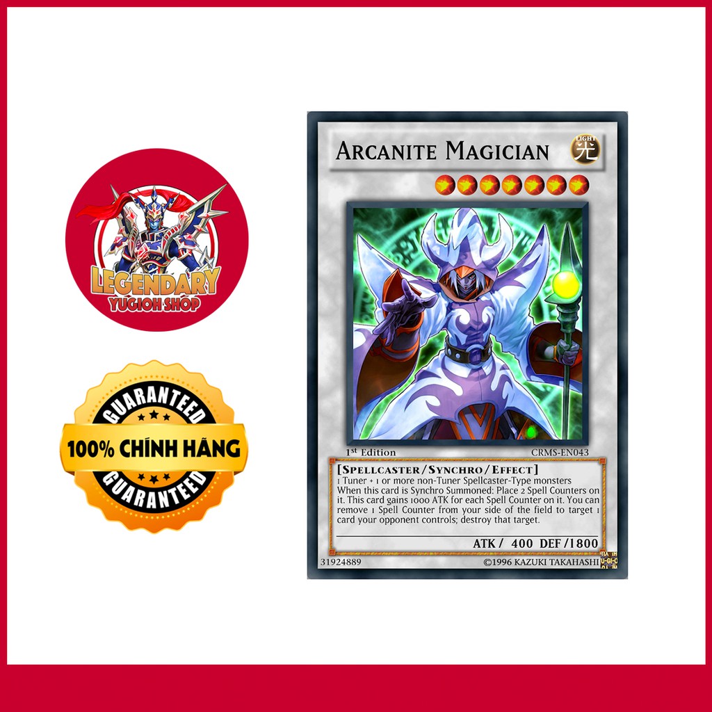 EN]Thẻ Bài Yugioh Chính Hãng] Arcanite Magician