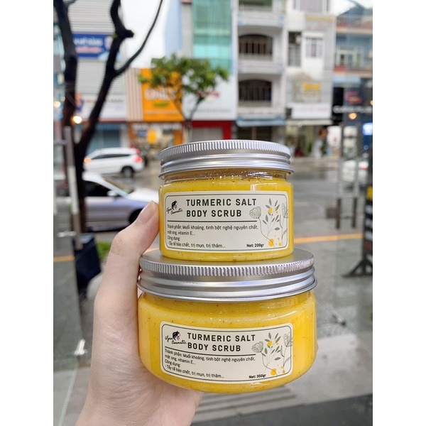 Muối Nghệ Tẩy Tế Bào Trắng Da Cao Cấp HM