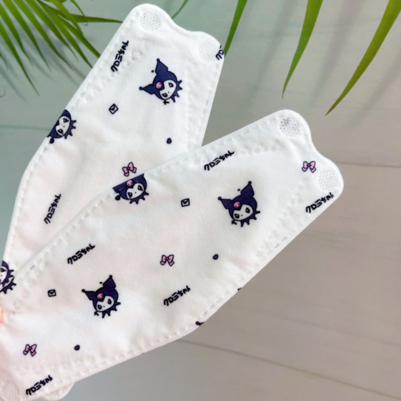 [ Mẫu Mới Có Sẵn ] Gói 10 Chiếc Khẩu Trang KF94 Hoạ Tiết Dễ Thương Size Người Lớn