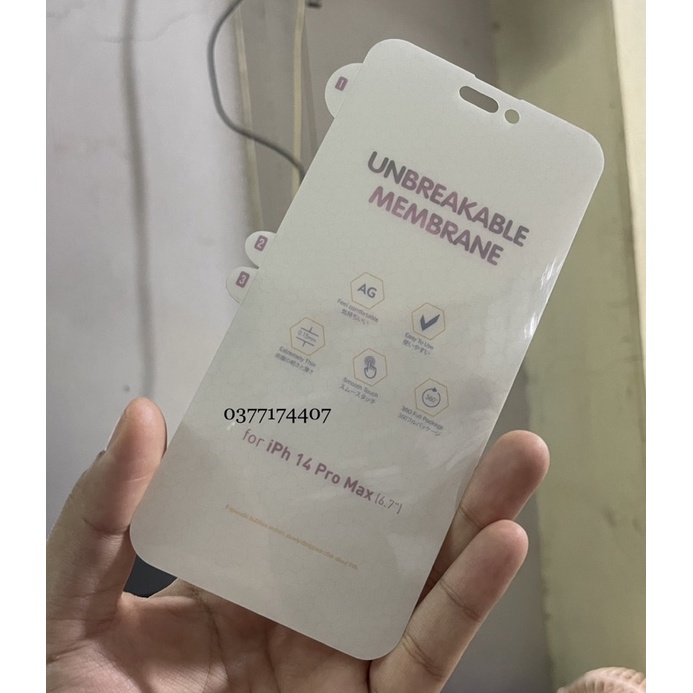 Miếng dán dẻo PPF CHO iPhone 15 Pro Max, Plus, 14 Pro Max, 14 Pro, 14 Plus, 14 mặt trước , Sau bảo vệ em máy toàn diện