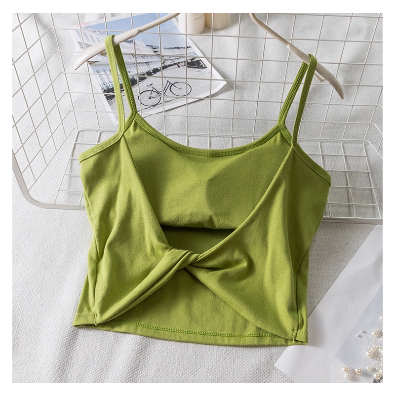 Áo Tank Top Màu Trơn Thời Trang Hàn Quốc Mới