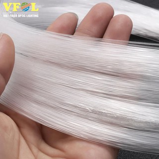 Sợi quang đường kính 0.5mm theo mét dài loại chất lượng cao, chuẩn xịn làm trần sao nhân tạo, trần sao ô tô, trang trí