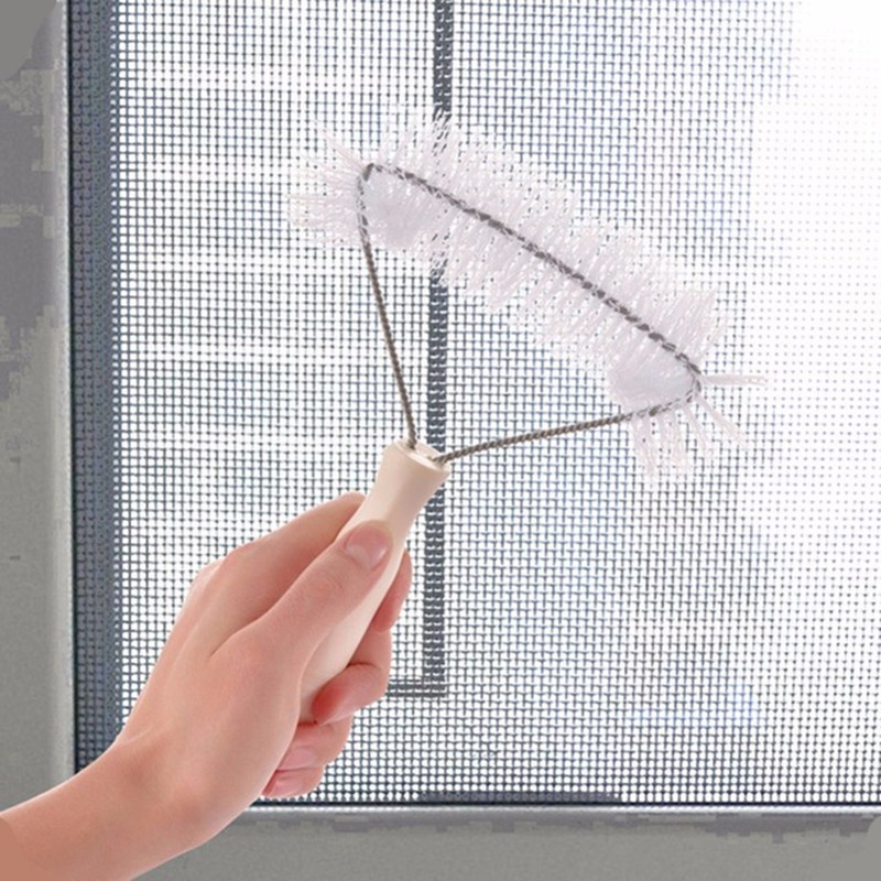 [FREESHIP] Bàn Chải Vệ Sinh Cửa Sổ Chống Muỗi Tiện Dụng