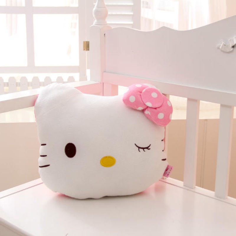 Gối Tựa Đầu Hình hello kitty Xinh Xắn Dễ Thương