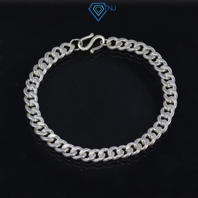 Lắc tay bạc 925 nam mắt xích sợi nhỏ đẹp giá rẻ LTA0017 Trang Sức TNJ