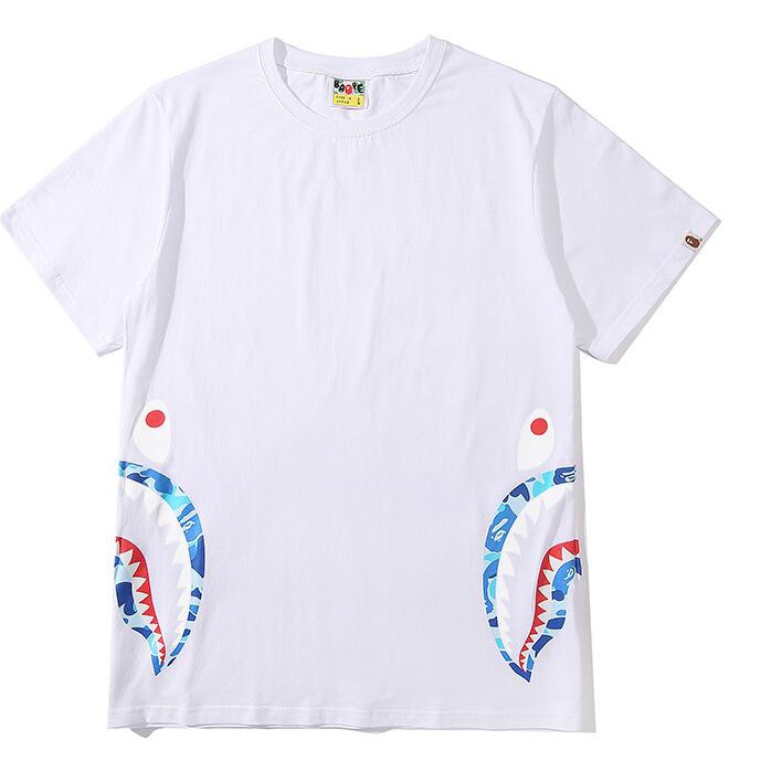 Áo Thun Chất Liệu Vải Cotton Tay Ngắn Có In Hoạ Tiết Bape | BigBuy360 - bigbuy360.vn