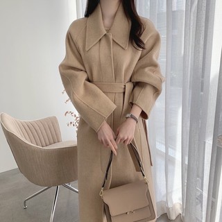 ( Ảnh thật cuối bài ) ÁO KHOÁC DẠ DÁNG DÀI PHONG CÁCH HÀN QUỐC
