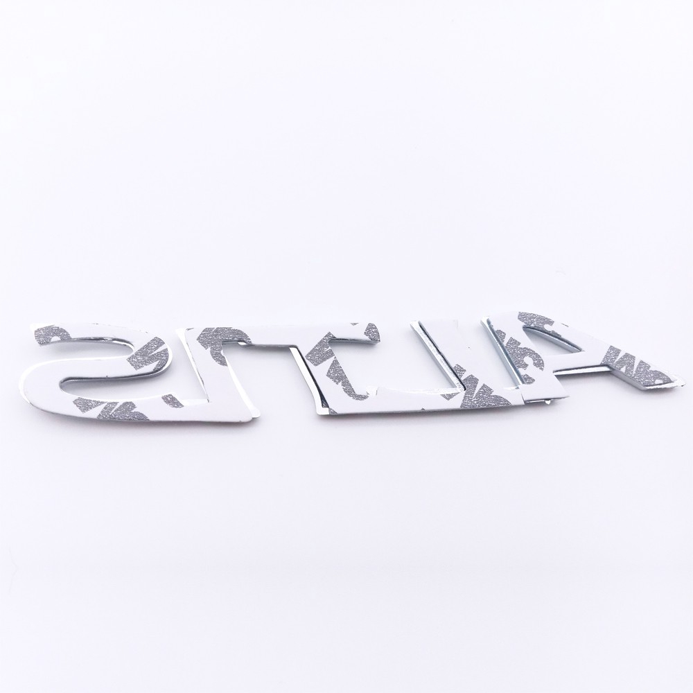 Logo Altisletter bằng kim loại dán trang trí đuôi xe Toyota