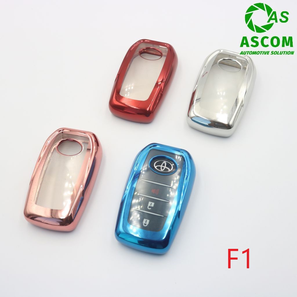 Ốp chìa khóa Toyota Ốp bảo vệ vỏ khóa Toyota Camry Innova Fortuner Hilux