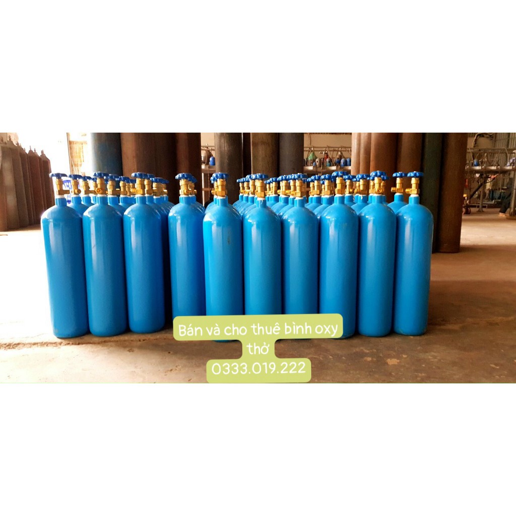 Bình oxy thở 10kg tặng kèm khí oxy