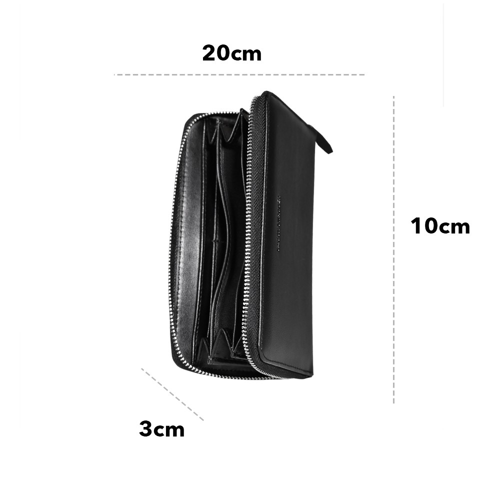 Ví Nam Nữ Dây Kéo Dài Da Cao Cấp SAIGON SWAGGER® SGS Anthem Leather Long Zip Wallet