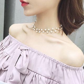 DFGF Chuyền Phối Hạt Thanh Lịch Cho Cô Dâu