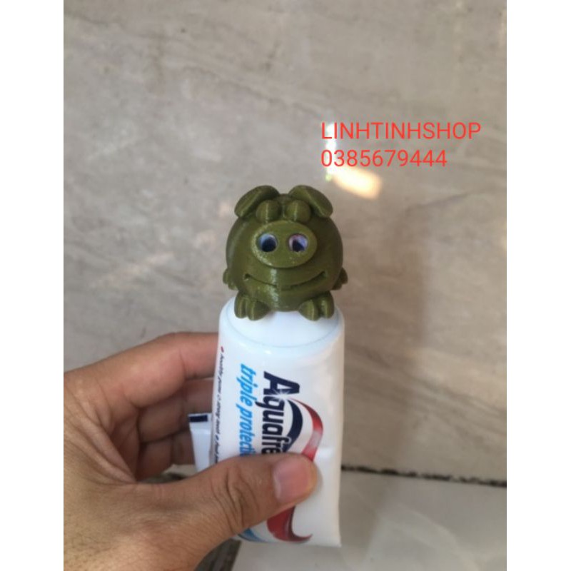 ĐẦU NẶN KEM ĐÁNH RĂNG HEO PEPA CỤC SÚC 3DP-RINTING