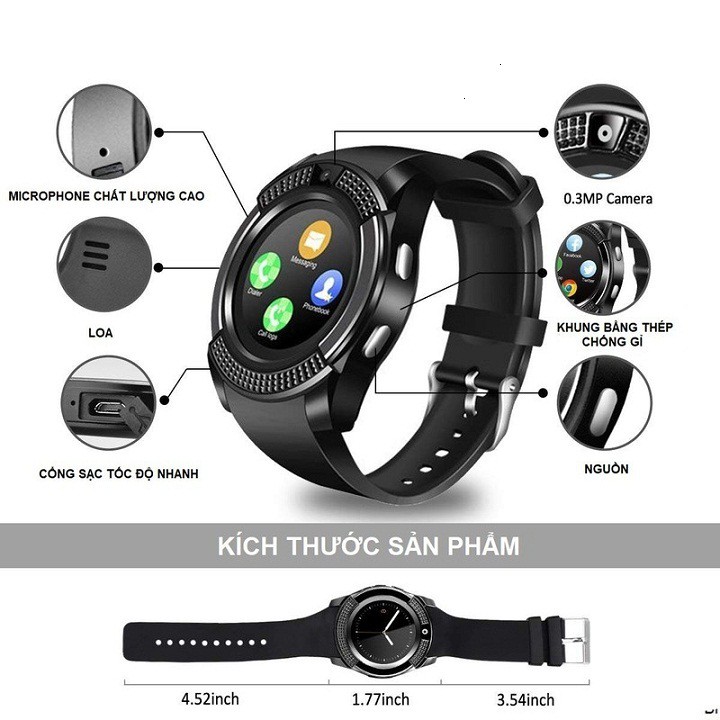 Äá»ng Há» Thong Minh V8 Smartwatch Pf28 Há» Trá»£ Sim Tháº» Sd Nghe Gá»i Thoáº£i Mai Káº¿t Ná»i Vá»i Äiá»n Thoáº¡i Shopee Viá»t Nam