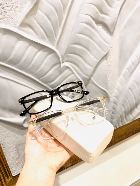 [Mã FARSSTGRE giảm 5K đơn bất kỳ] Kính giả cận unisex thời trang nữ gọng da carti | BigBuy360 - bigbuy360.vn