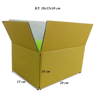 Hộp carton nhỏ size 20x15x10 cm - Bộ 20 hộp