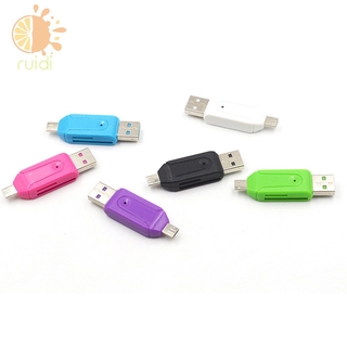 Đầu Đọc Thẻ Nhớ Micro Usb Tf / Sd 2 Trong 1