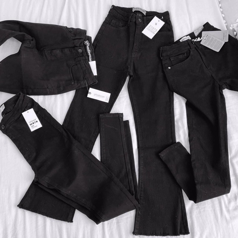 Quần Jean Ống Loe 9 tấc Xuất xịn Chuẩn Form | BigBuy360 - bigbuy360.vn