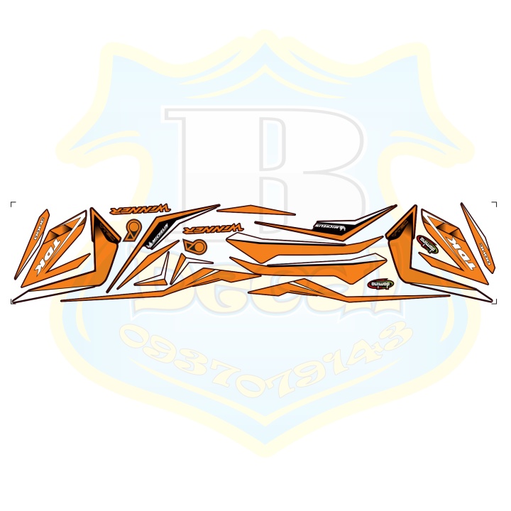 ( Quí khách vui lòng mang ra tiệm cho thợ dán ) Tem winner TDK