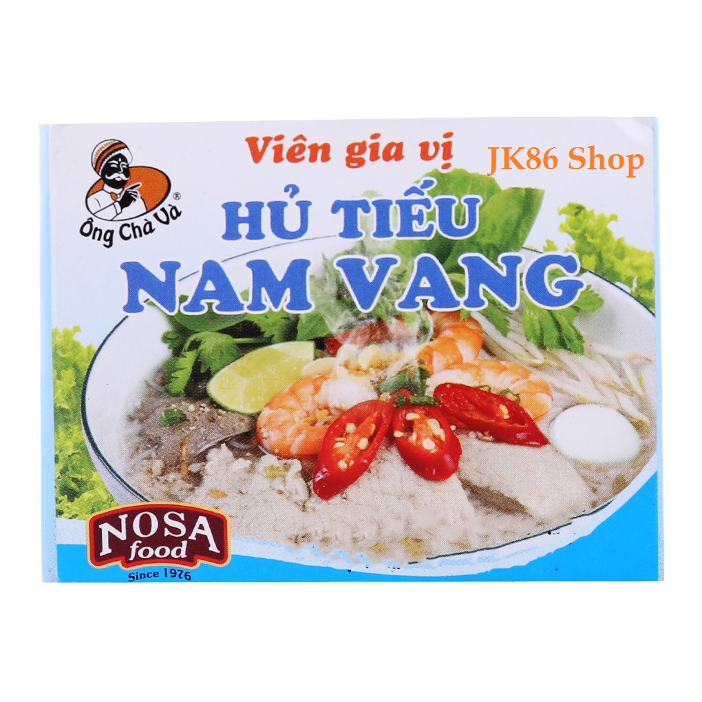 12 viên gia vị nấu hủ tiếu nam vang Nosa