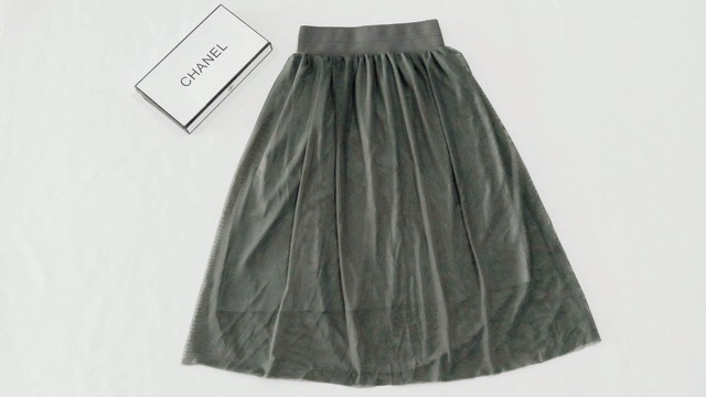 Chân váy ren trơn kèm ảnh thật