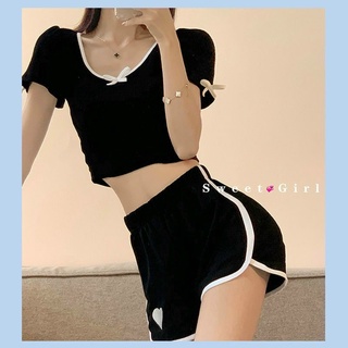 Quần đùi nữ mặc nhà sọc , quần sọt ulzzang thể thao mỏng dễ phối đồ