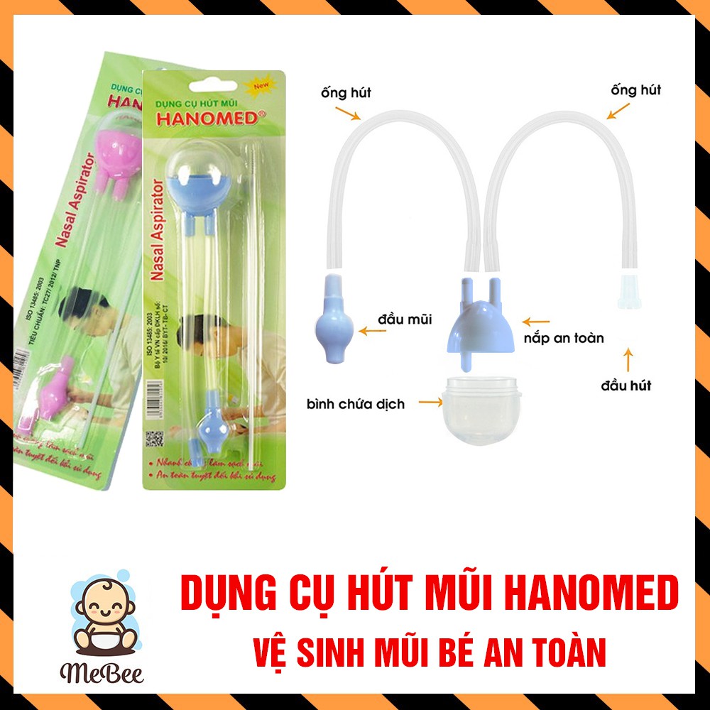 Hút mũi dây Hanomed vệ sinh mũi bé an toàn