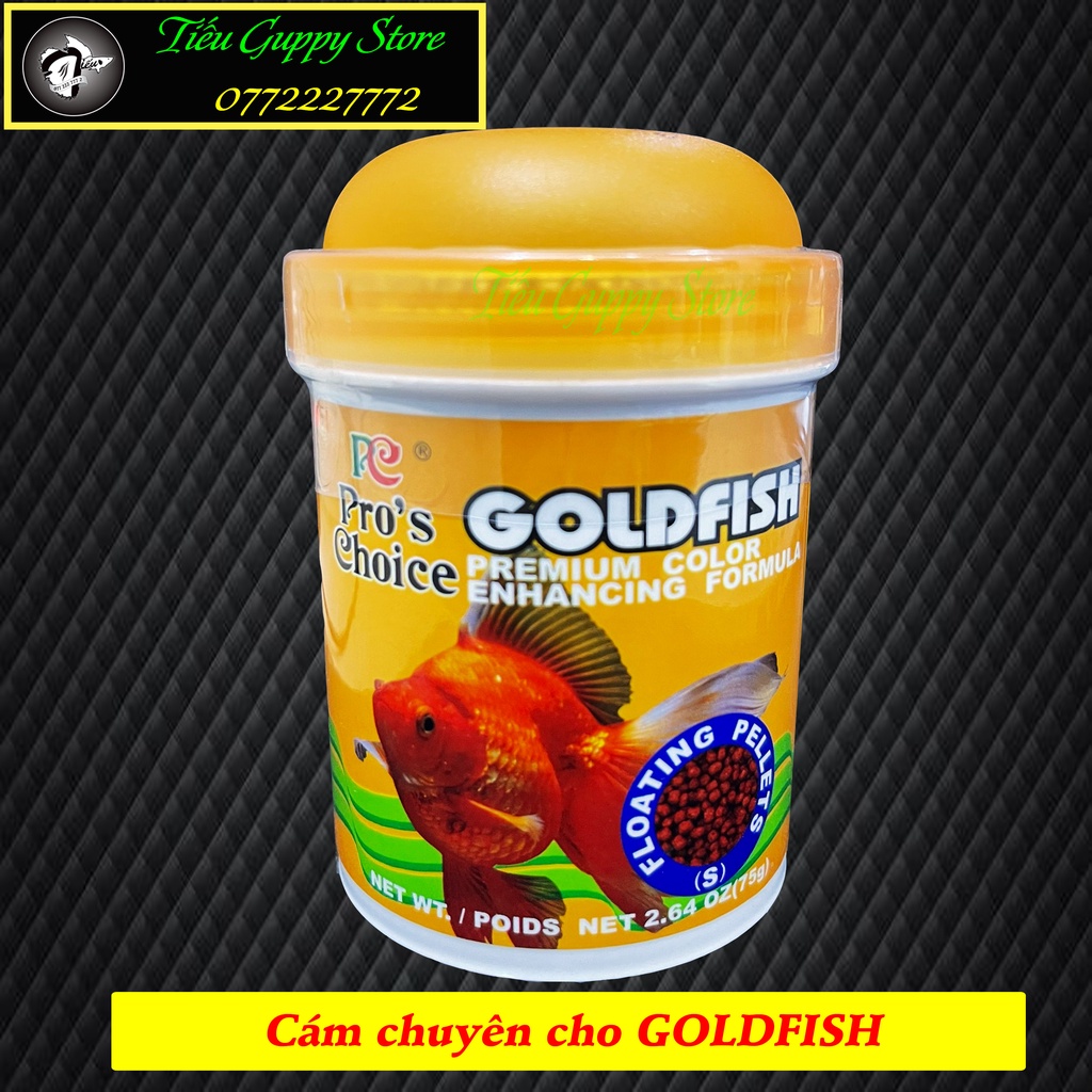 GOLDFISH Floating Pellets - Thức Ăn Chuyên Dụng cho Cá Vàng (Hủ 75gram)