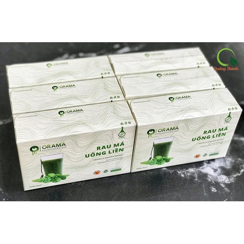 Rau má sấy lạnh uống liền ORAMA có đường -Hộp 10 gói 15g -Quảng Thanh