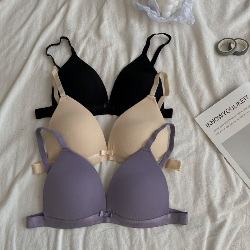 Áo Ngực Hình Tam Giác Không Gọng Thép Thời Trang Hàn Quốc Cá Tính Quyến Rũ