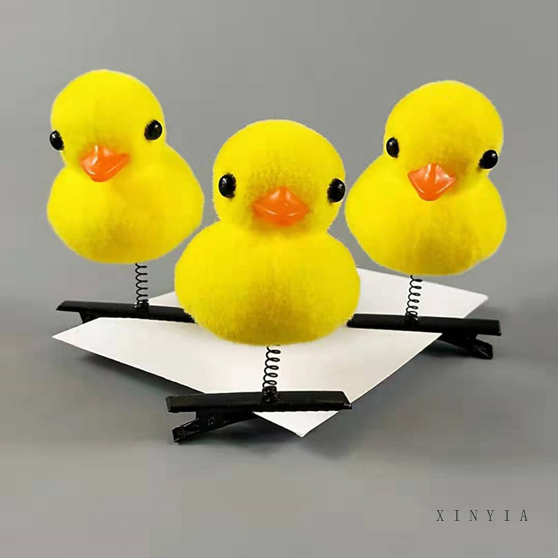 Kẹp Tóc Hình Chú Vịt Vàng Nhỏ Xinh Xắn Dễ Thương