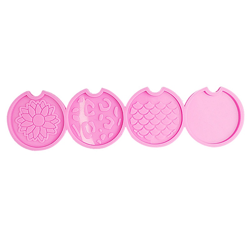 Sa Khuôn Silicone Hình Hoa Hướng Dương Làm Đế Lót Ly