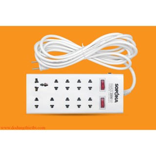 Ổ CẮM 10 CỬA CHỊU NHIỆT SOPOKA DÂY 2 MÉT