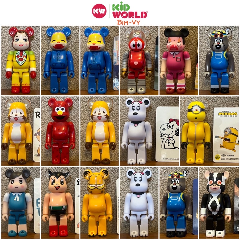 Chú gấu &quot;bụng phệ&quot; Bearbrick 100%, Cute Series. MS: 02.