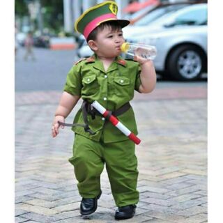 Set quần áo cảnh sát hình sự