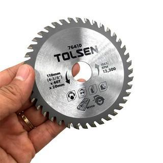 Đĩa cắt gỗ 110mm - 40T tolsen 76410