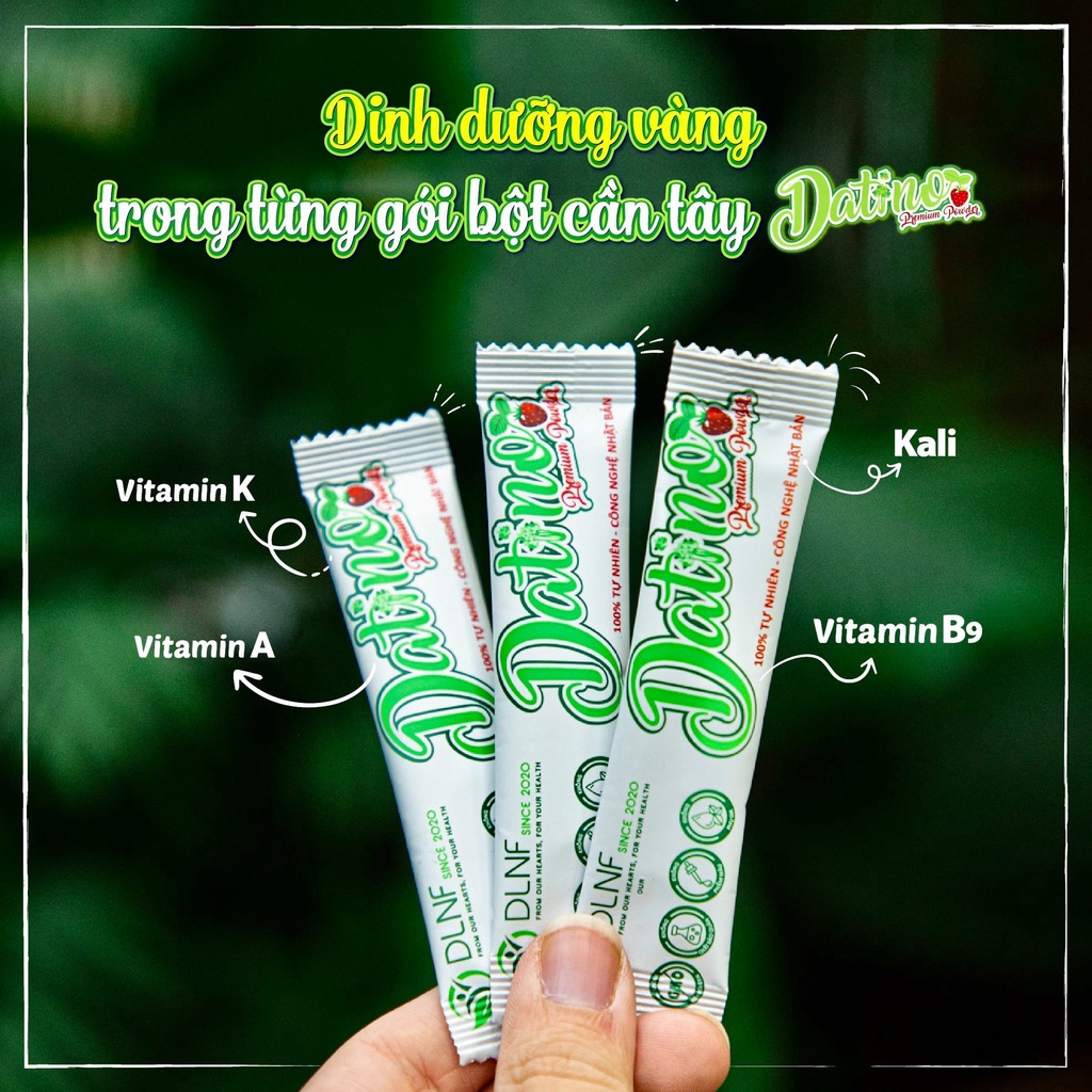 Bột cần tây nguyên chất DATINO hộp 15 gói x 3 g