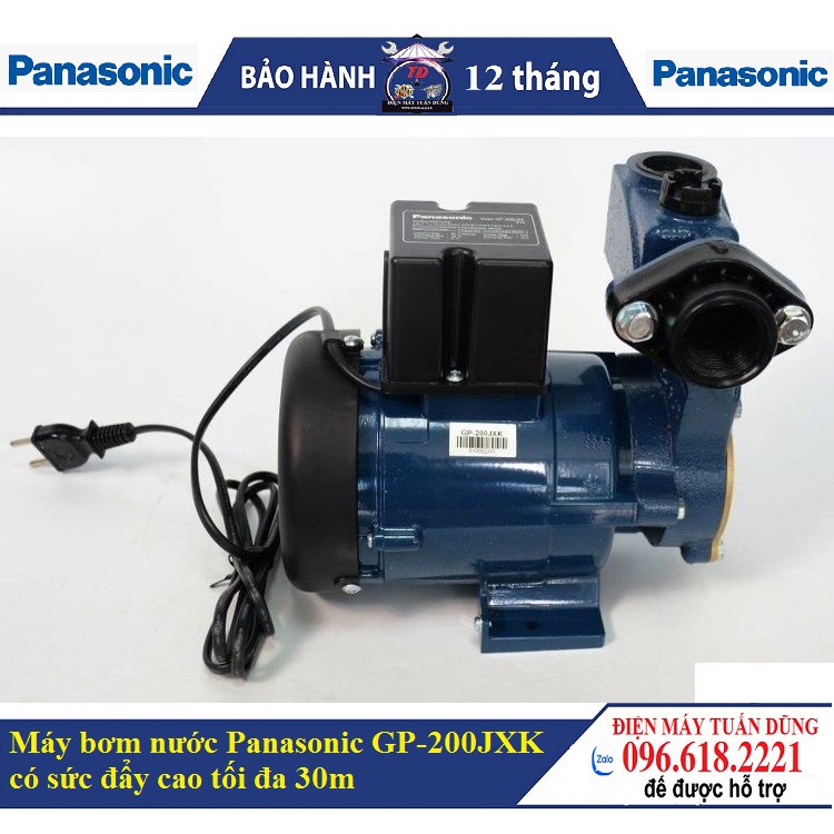 Máy bơm nước Panasonic GP-200JXK có sức đẩy cao tối đa 30m