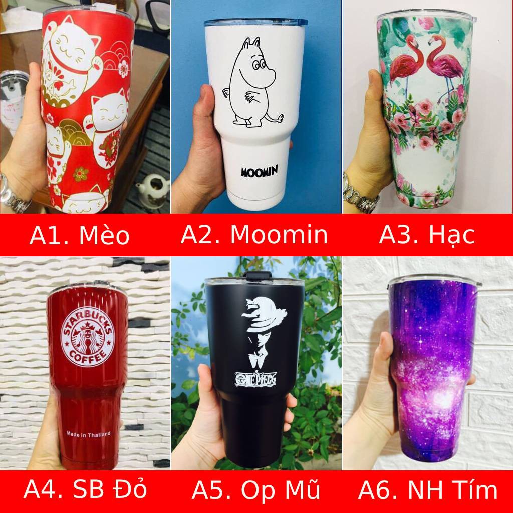 LY GIỮ NHIỆT THÁI LAN 900ML TẶNG COMBO TÚI ĐỰNG + ỐNG HÚT + THANH CỌ RỬA