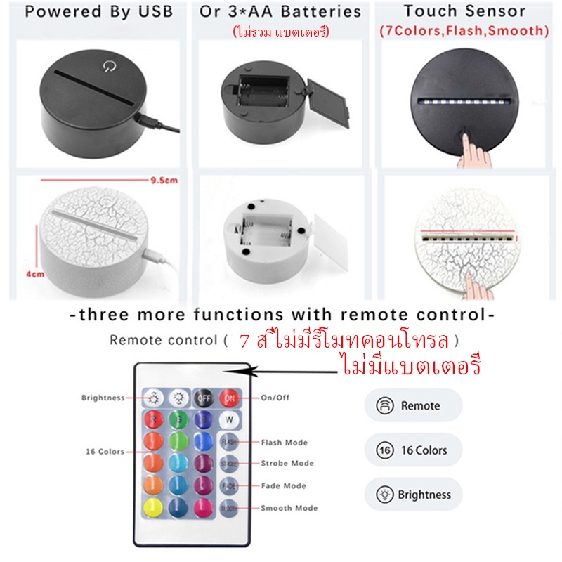 Đèn LED Tạo Hình 3D Nhân Vật Uzumaki Itachi Bằng Acrylic 16/7 Màu Sắc