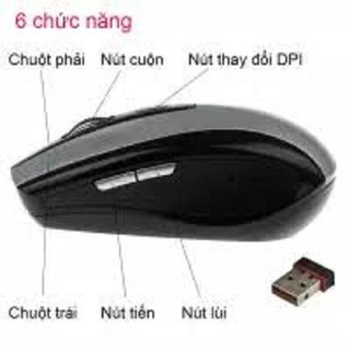 Chuột Không Dây ZAGI Đen