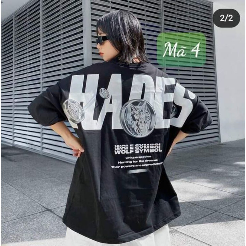 [Mã SKAMA06 giảm 8% tối đa 50K đơn 250K] [Rẻ Vô Địch Áo cotton tay lỡ Unisex -- HADES in bản to | BigBuy360 - bigbuy360.vn