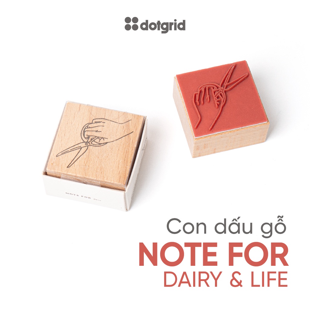 Con dấu NOTE FOR DIARY&amp;LIFE - Cutting