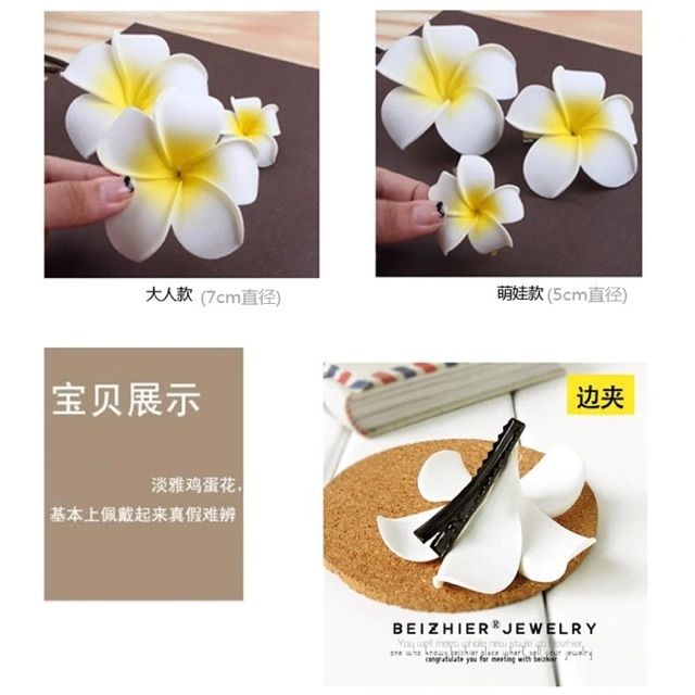 Hoa cài tóc đi biển đáng yêu
