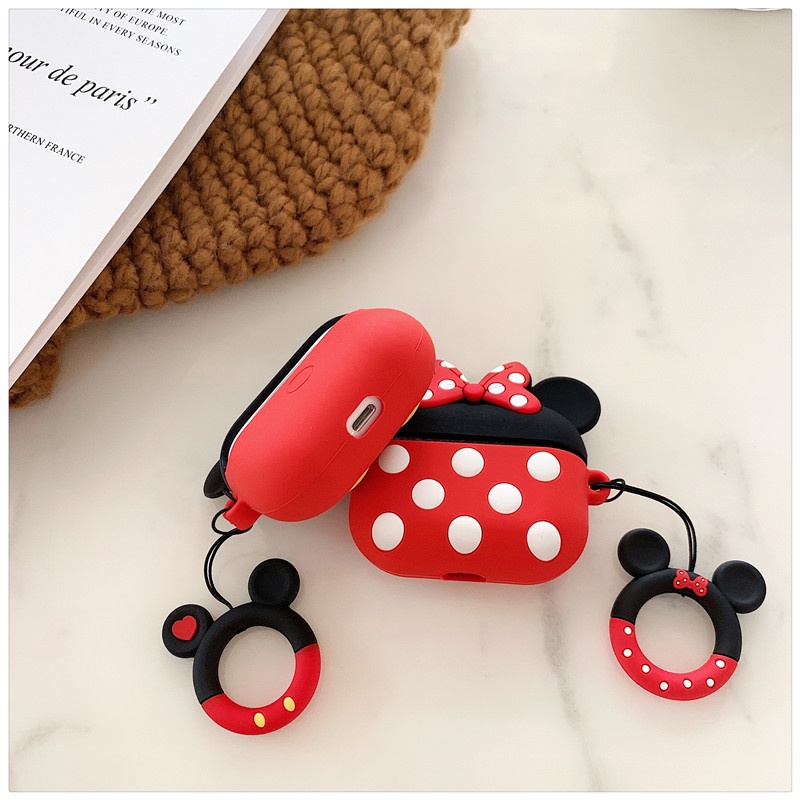 Vỏ bảo vệ hộp sạc tai nghe không dây dễ thương thích hợp cho Airpods 1 2 3 Pro Inpods I12 I7 I12 Pro