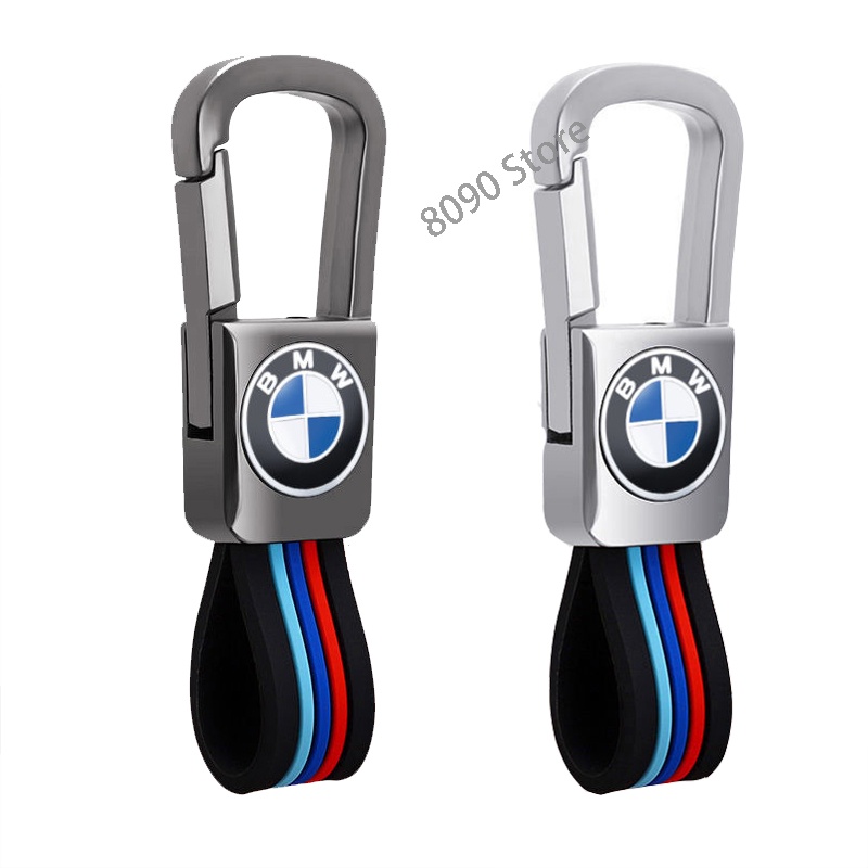 Móc Khóa Logo Xe Hơi Ba Màu Dạ Quang Bằng Kim Loại Dành Cho BMW F30 F20 F10 F32