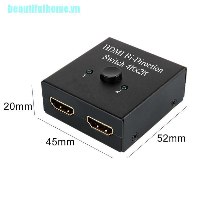 Bộ Chia Hdmi 2 Cổng 2x1 1x2 3d