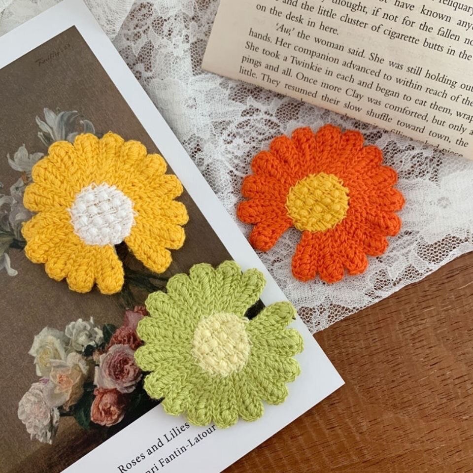 Kẹp tóc giữ nếp theo chiều nhỏ gọn phụ  kiện tóc dễ thương