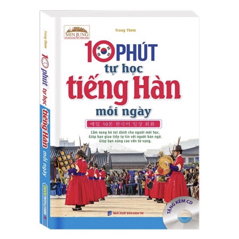 Sách - 10 Phút Tự Học Tiếng Hàn Mỗi Ngày ( kèm CD)