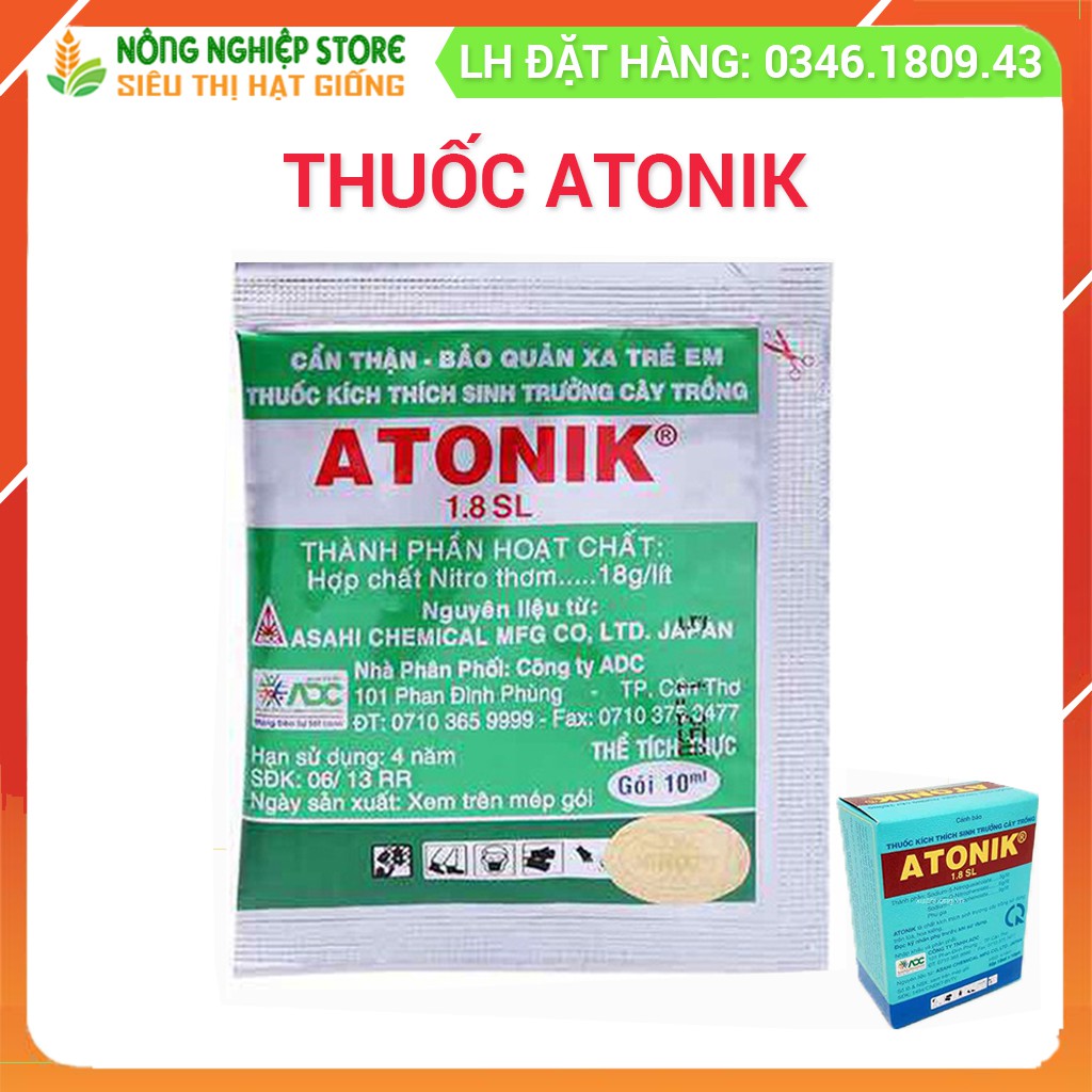 ATONIK 1.8SL - Thuốc Kích Nảy Mầm Ra Rễ - Gói 10ml